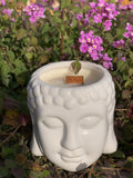 Ceramic Buddha candle