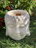 Ceramic Buddha candle